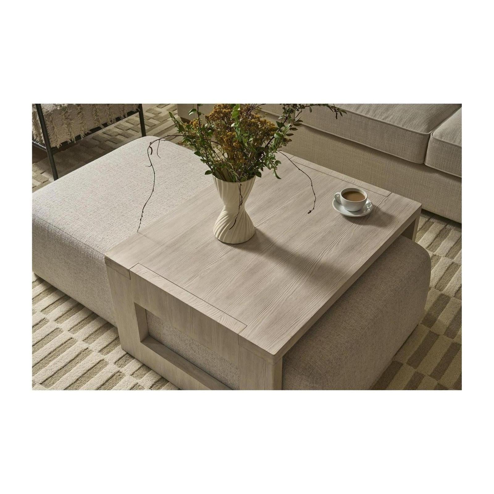Universal Furniture Dwell River Rock Nesting Cocktail Ottoman