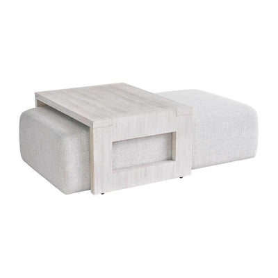 Universal Furniture Dwell River Rock Nesting Cocktail Ottoman