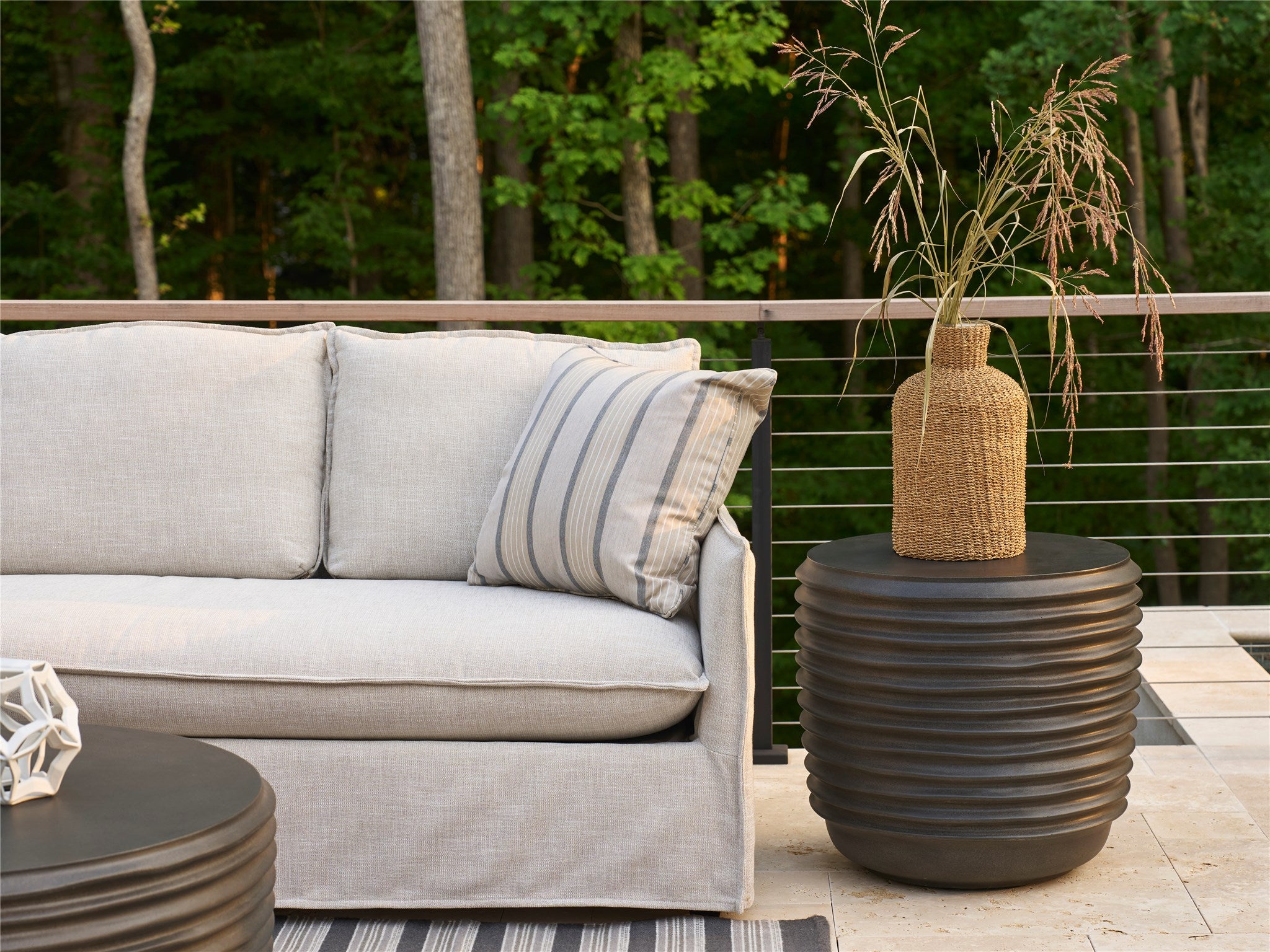Universal Furniture Dwell Charcoal Side Table