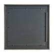 Universal Modern Sable & Desert Travertine Mirror