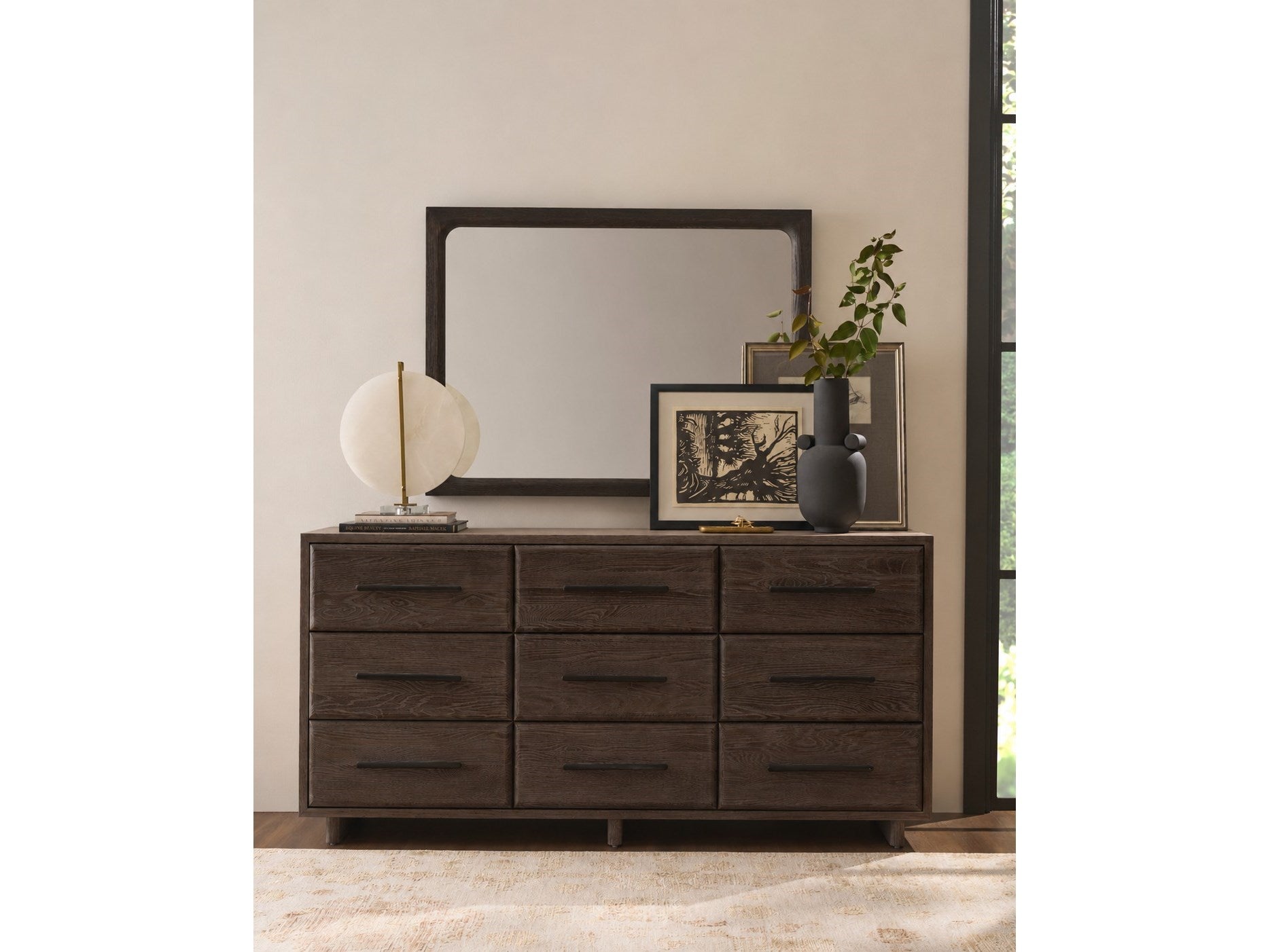 Universal Furniture Modern Sable Nine Drawer Dresser