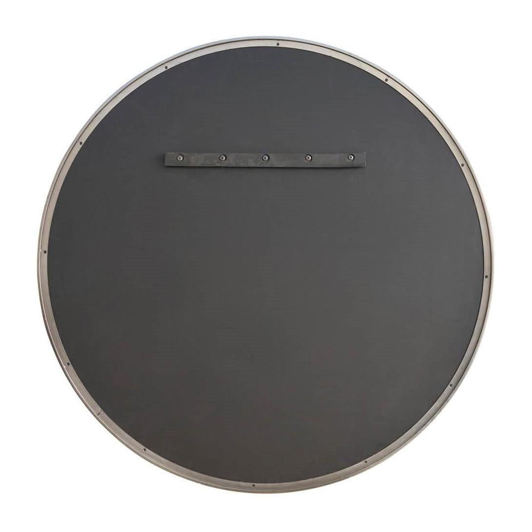 Universal Modern Sable & Desert Round Accent Mirror