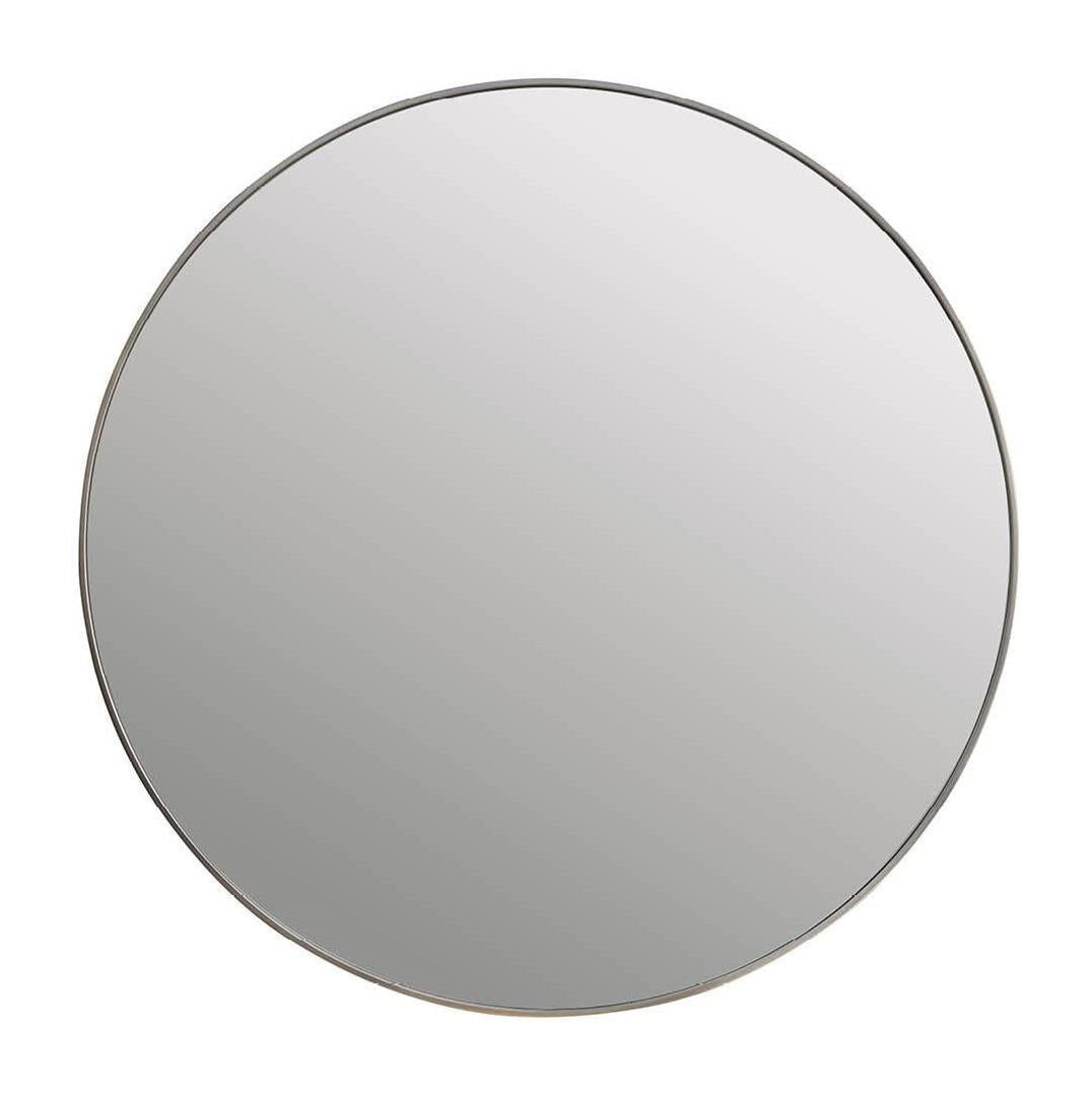 Universal Modern Sable & Desert Round Accent Mirror