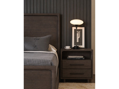 Universal Furniture Modern Sable Open Storage Nightstand Clearance