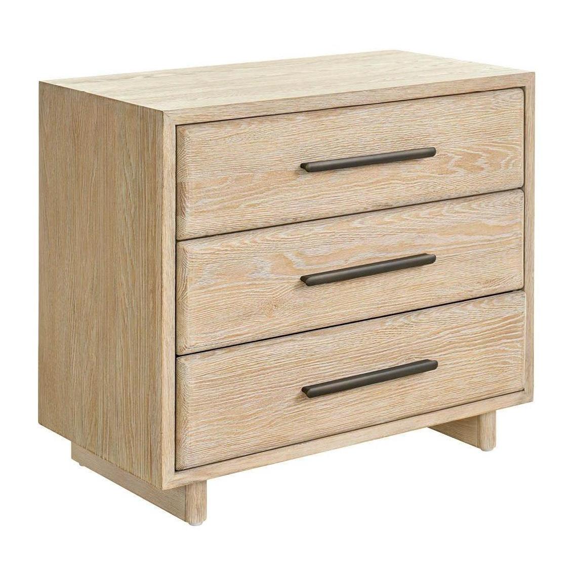 Universal Modern Sable & Desert Three Drawer Nightstand