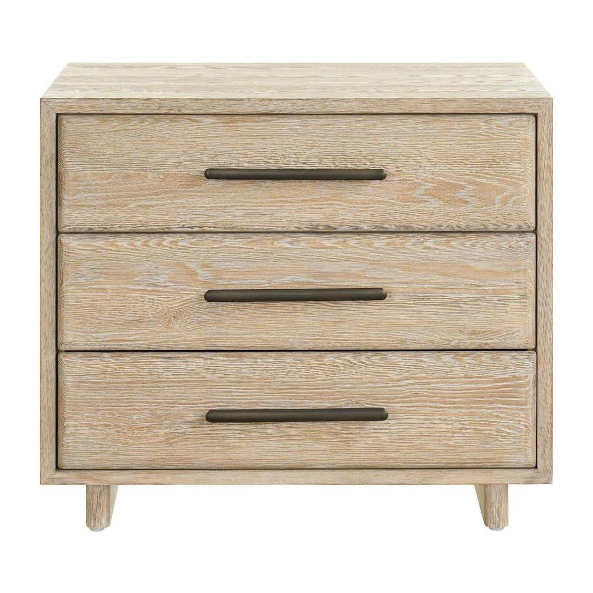 Universal Modern Sable & Desert Three Drawer Nightstand