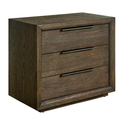 Universal Modern Sable & Desert Sable Plinth Nightstand