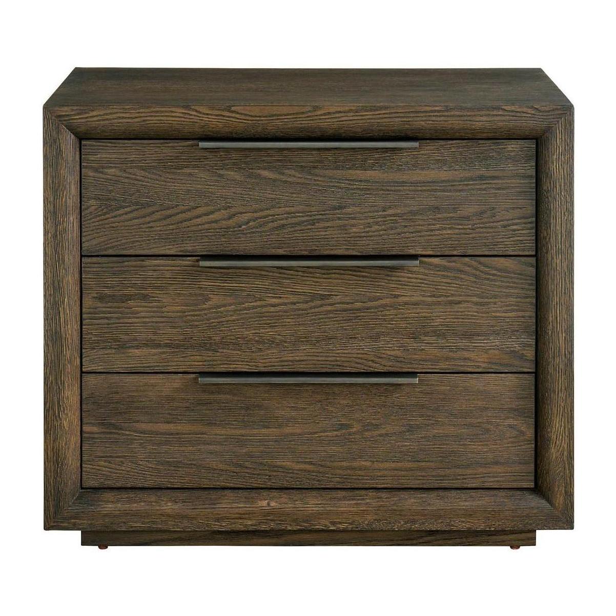 Universal Modern Sable & Desert Sable Plinth Nightstand