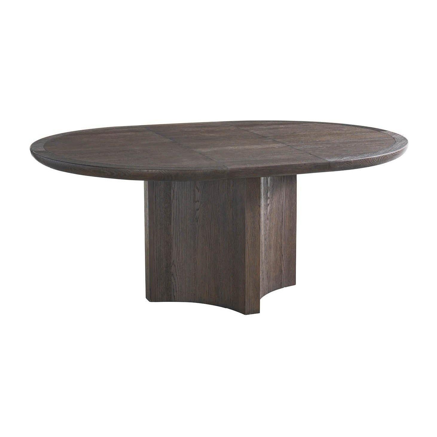 Universal Modern Sable & Desert Sable Round Dining Table