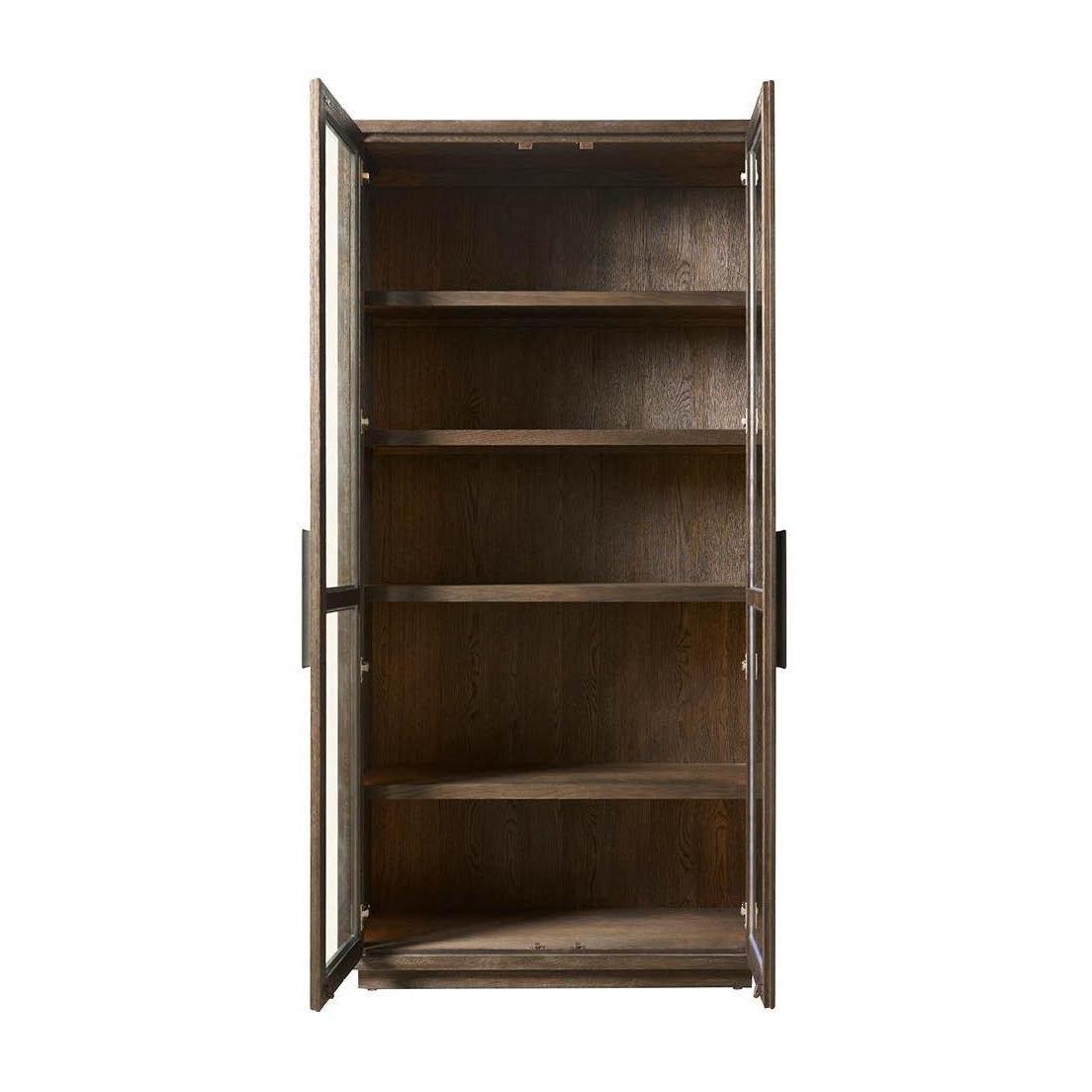 Universal Modern Sable & Desert Sable Display Cabinet