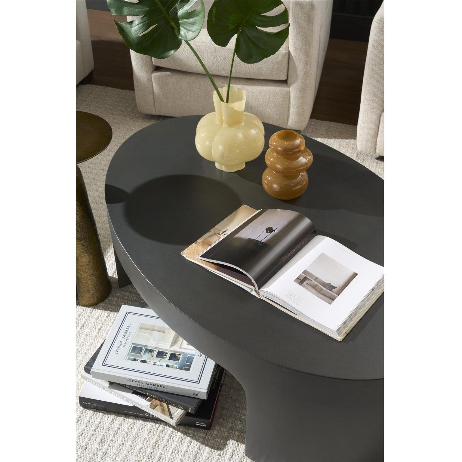 Universal Modern Sable & Desert Concrete Cocktail Table