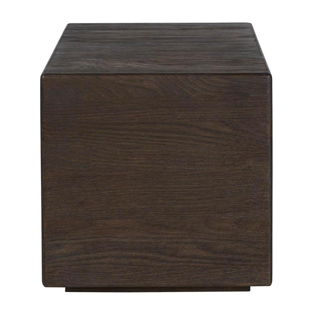 Universal Modern Sable & Desert Sable Square End Table
