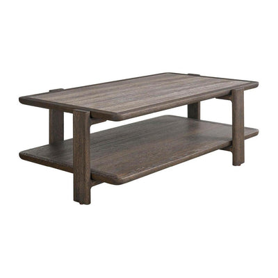 Universal Modern Sable & Desert Sable And Stone Cocktail Table
