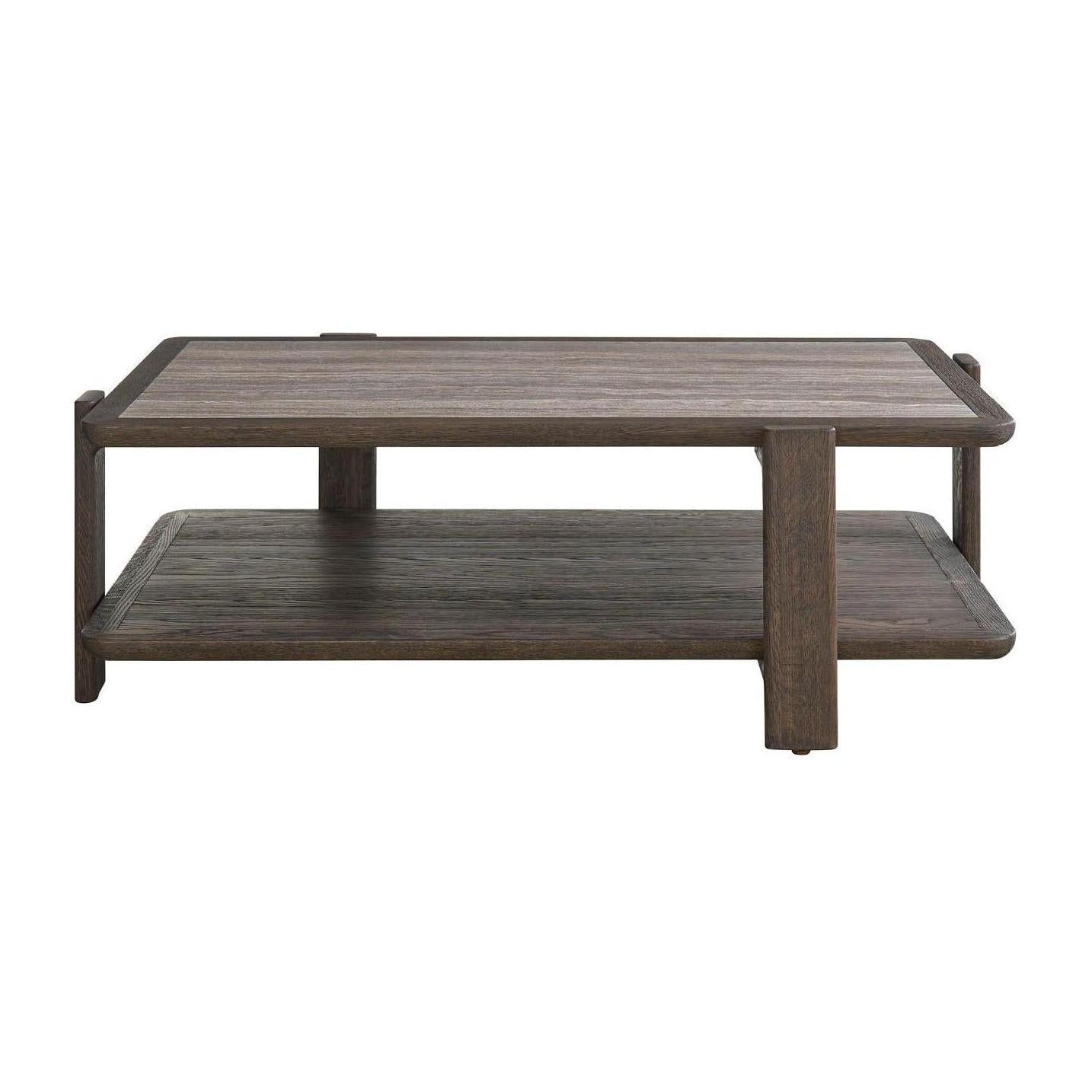 Universal Modern Sable & Desert Sable And Stone Cocktail Table