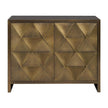 Universal Modern Sable & Desert Origami Hall Chest