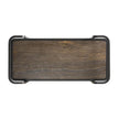 Universal Modern Sable & Desert Smoked Bronze Bar Cart