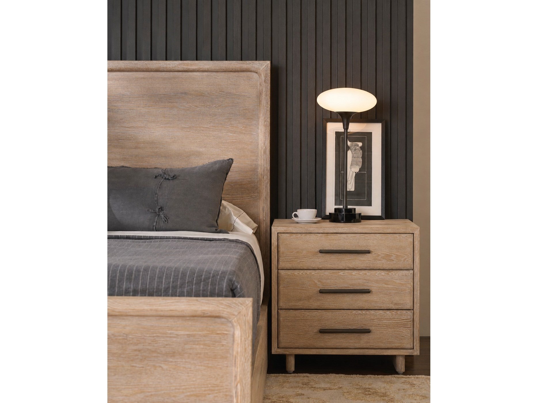 Universal Furniture Modern Desert Three Drawer Nightstand