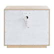 Universal Modern Sable & Desert Plinth Nightstand