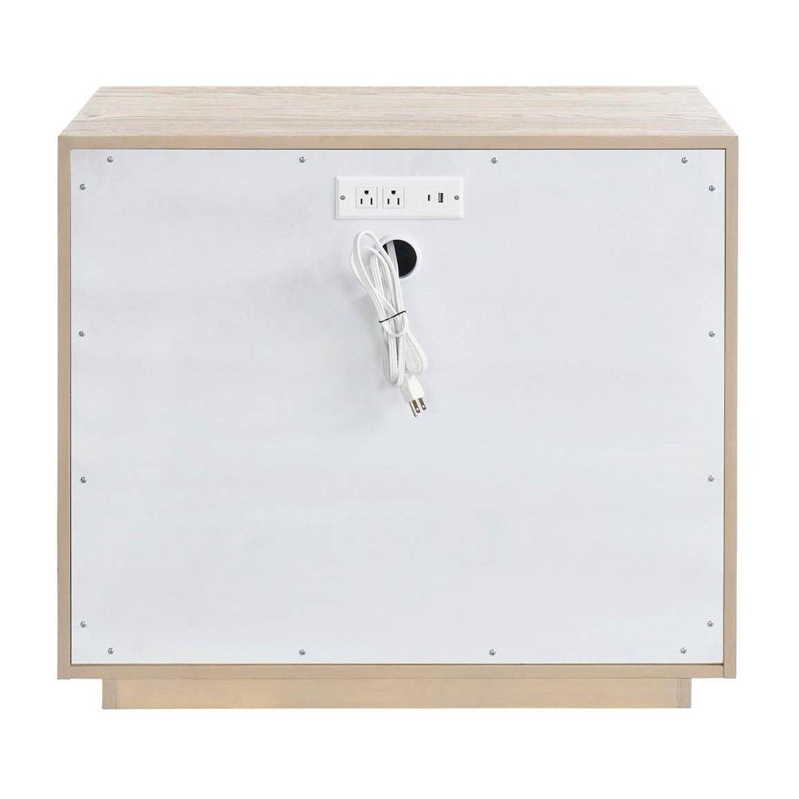 Universal Modern Sable & Desert Plinth Nightstand