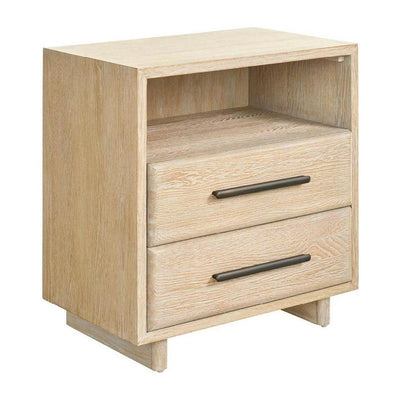 Universal Modern Sable & Desert Open Storage Nightstand