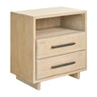 Universal Modern Sable & Desert Open Storage Nightstand
