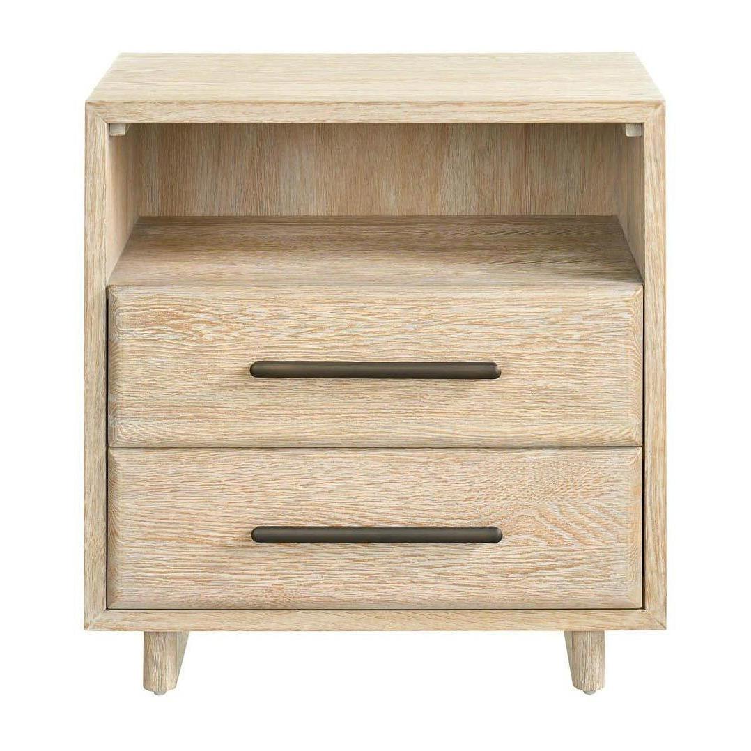 Universal Modern Sable & Desert Open Storage Nightstand