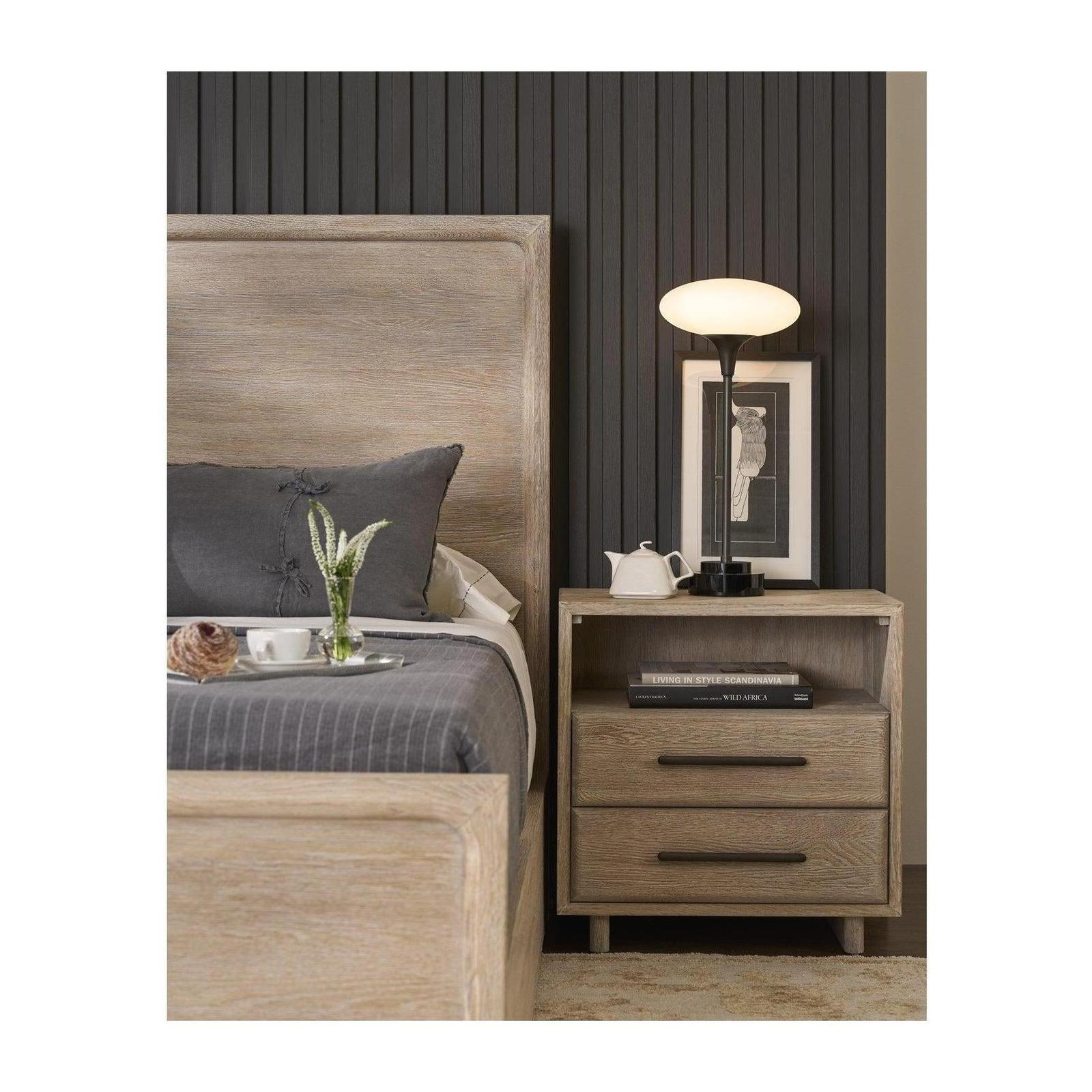 Universal Modern Sable & Desert Panel Bed
