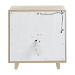 Universal Modern Sable & Desert Open Storage Nightstand