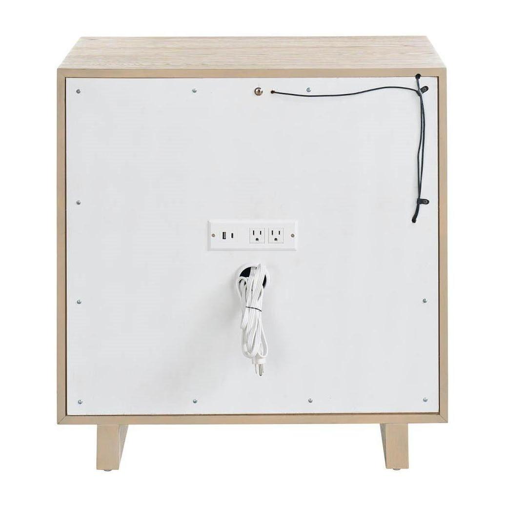 Universal Modern Sable & Desert Open Storage Nightstand