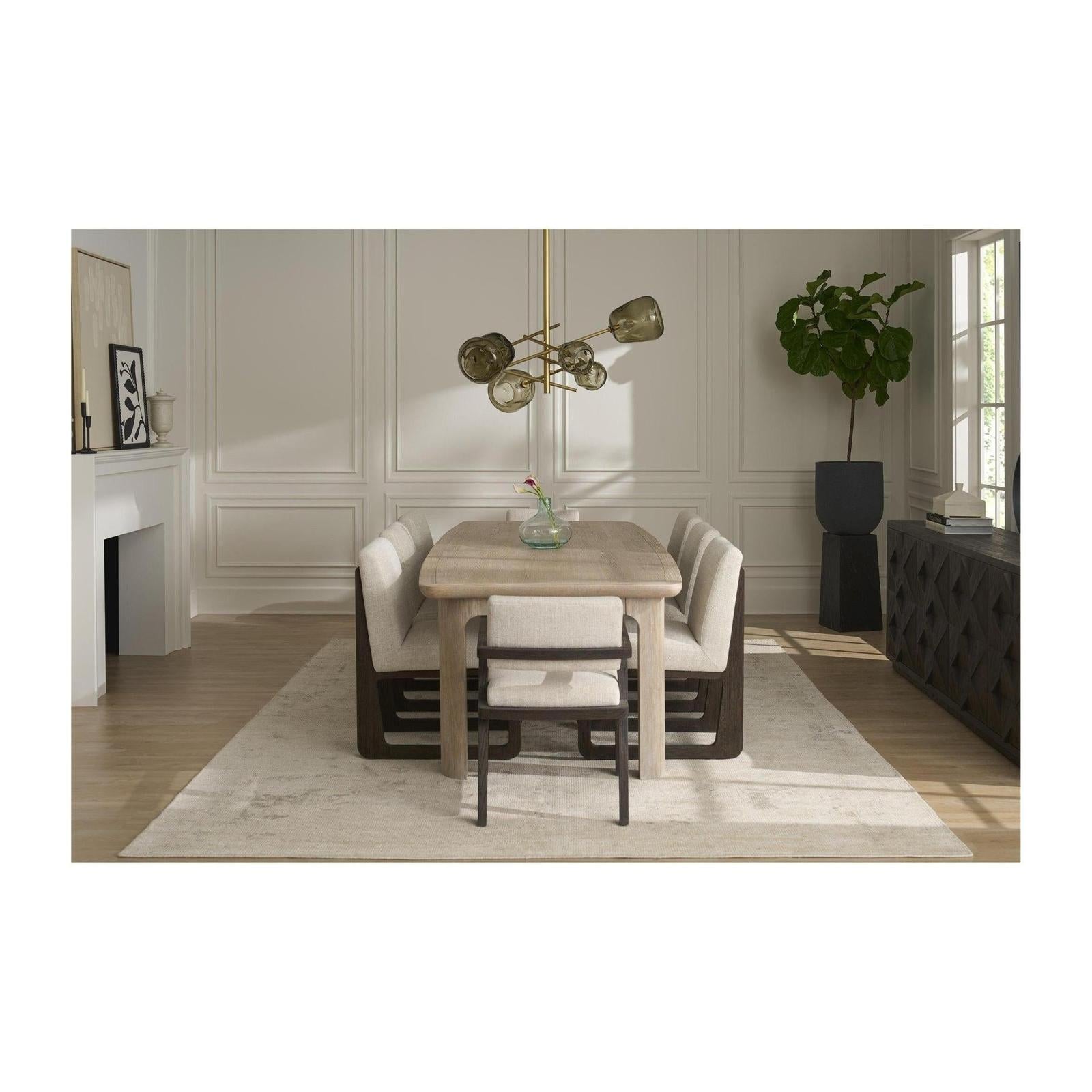 Universal Modern Sable & Desert Dining Table