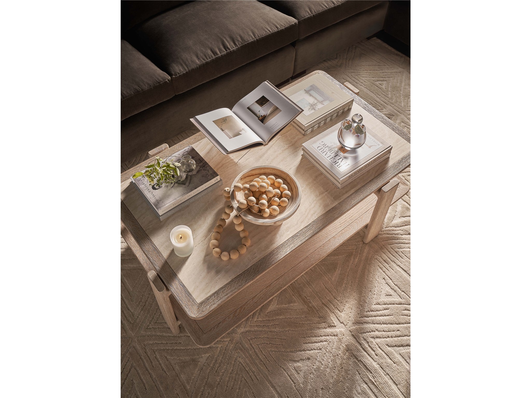 Universal Furniture Modern Stone Cocktail Table Clearance