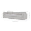 Four Hands Westwood 3 PC Sofa