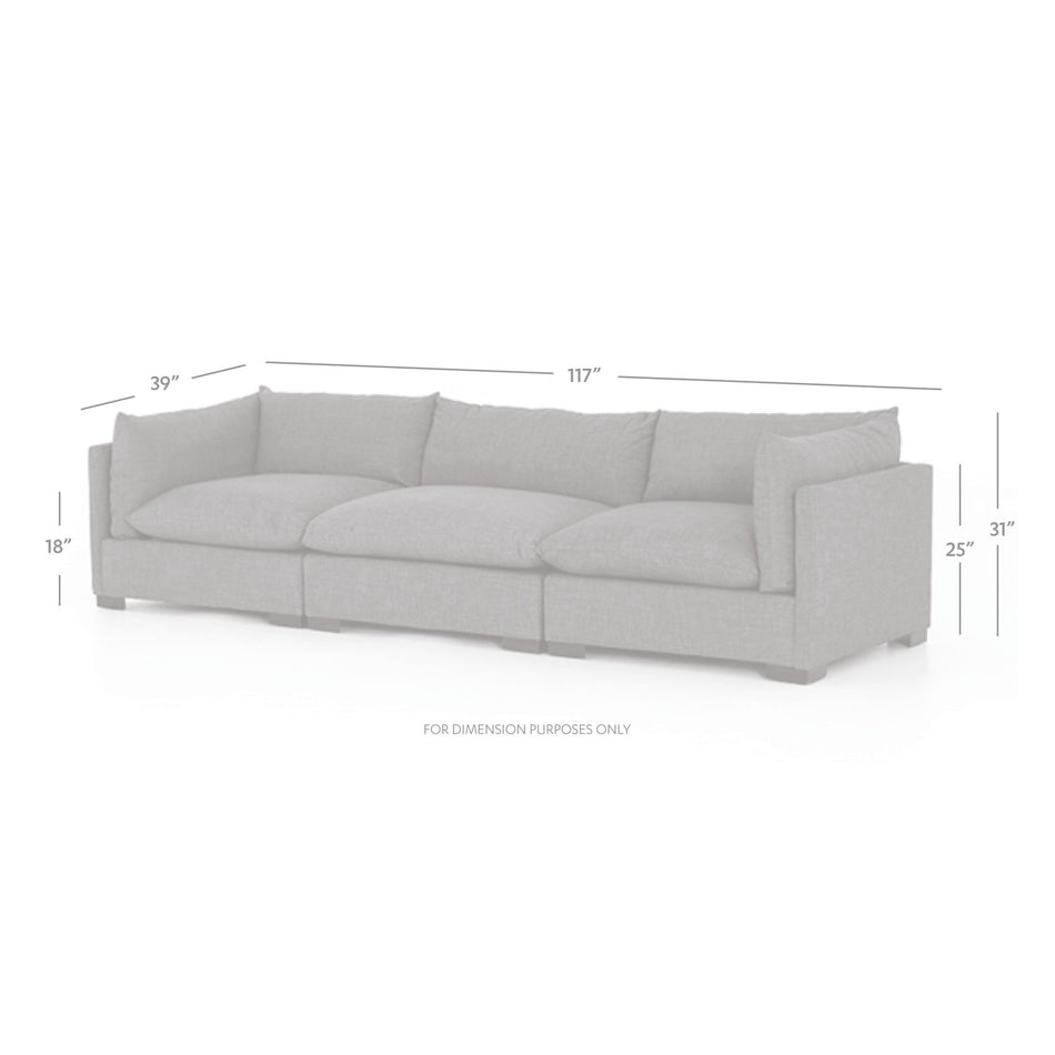 Four Hands Westwood 3 PC Sofa