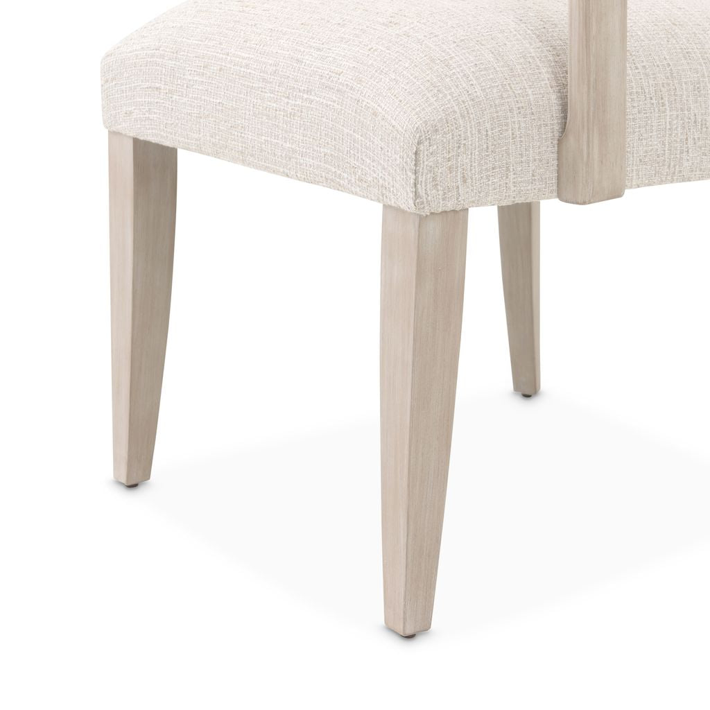 Michael Amini Lotus Bay Dining Arm Chair - Sand