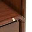 Michael Amini Mason Park Offset Chest with Storage Mirror - Umber