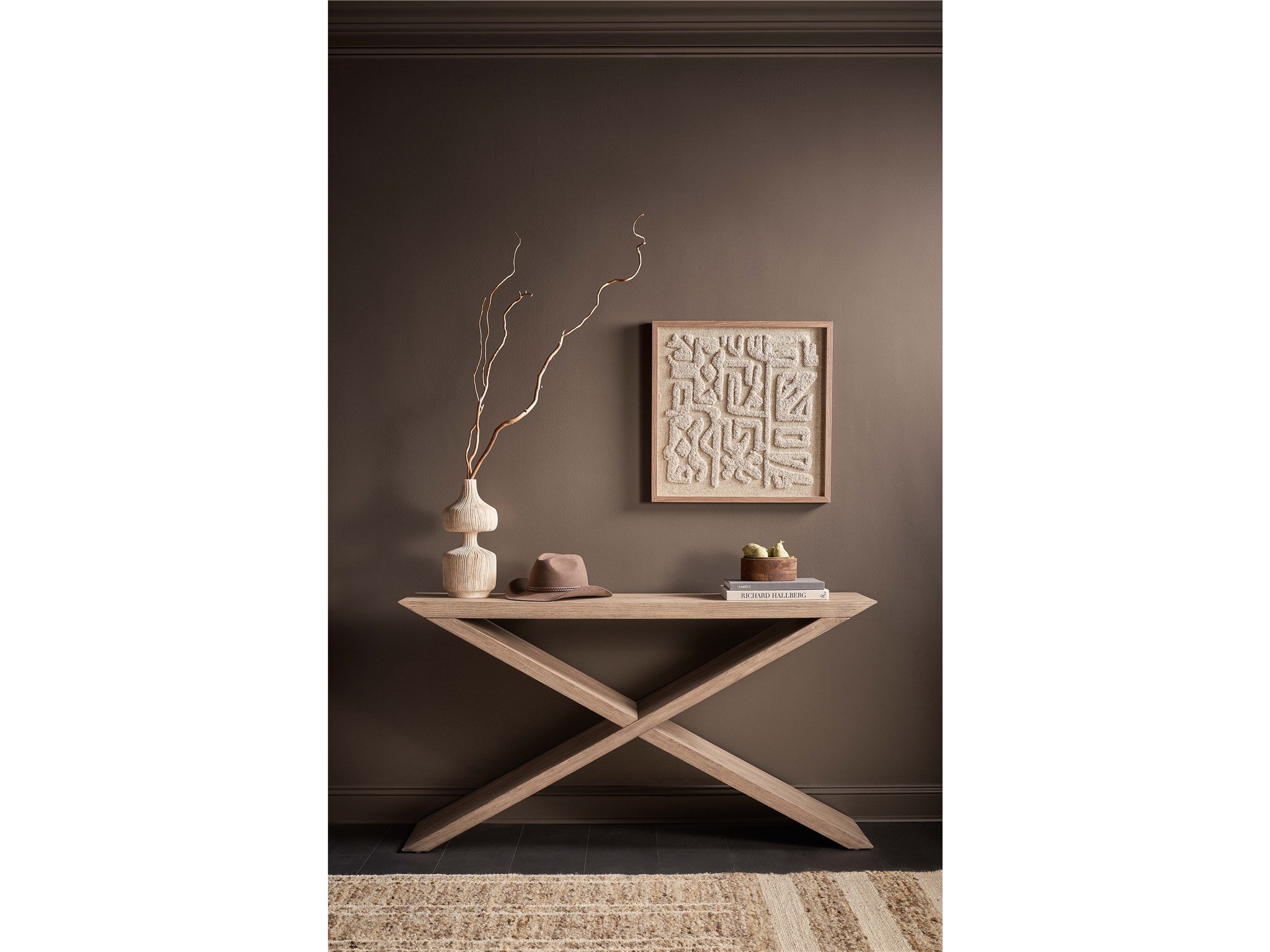 Universal Furniture Dwell Boulder Cross Console
