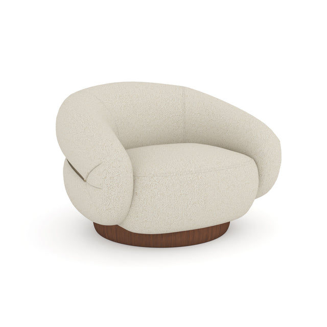 Caracole Upholstery Smoosh Swivel Chair