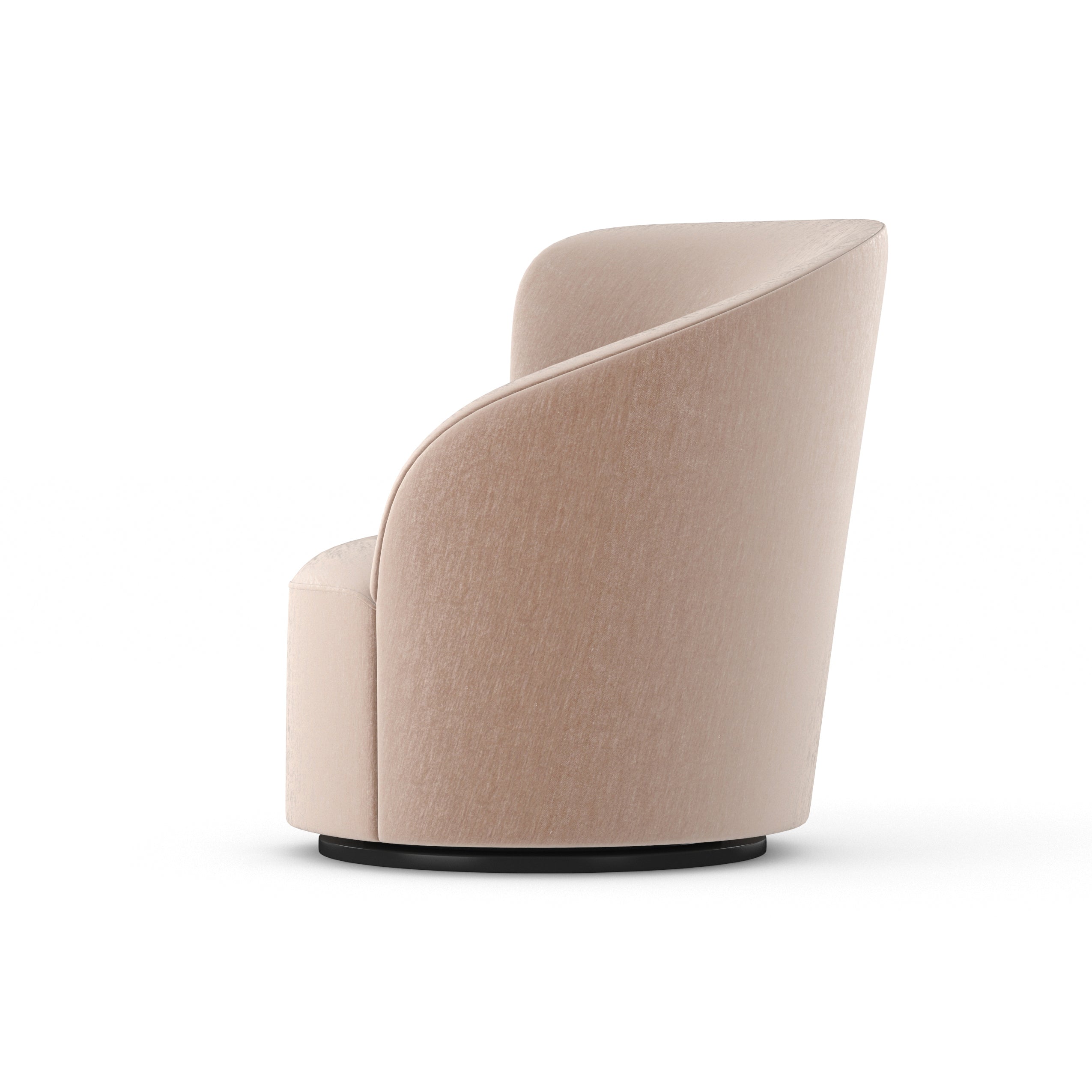 Caracole Upholstery Whorl Raf Swivel Chair