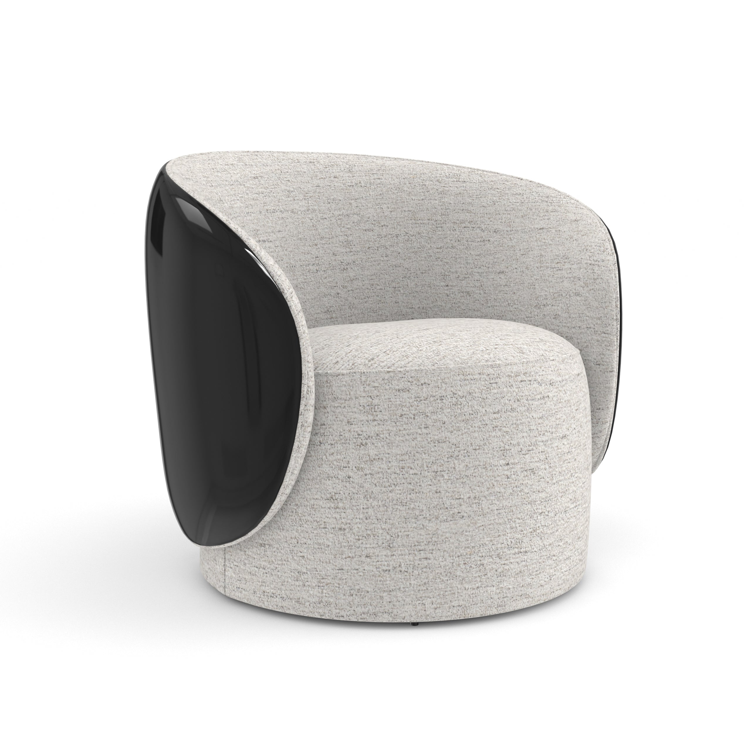 Caracole Upholstery Cuff Swivel Chair