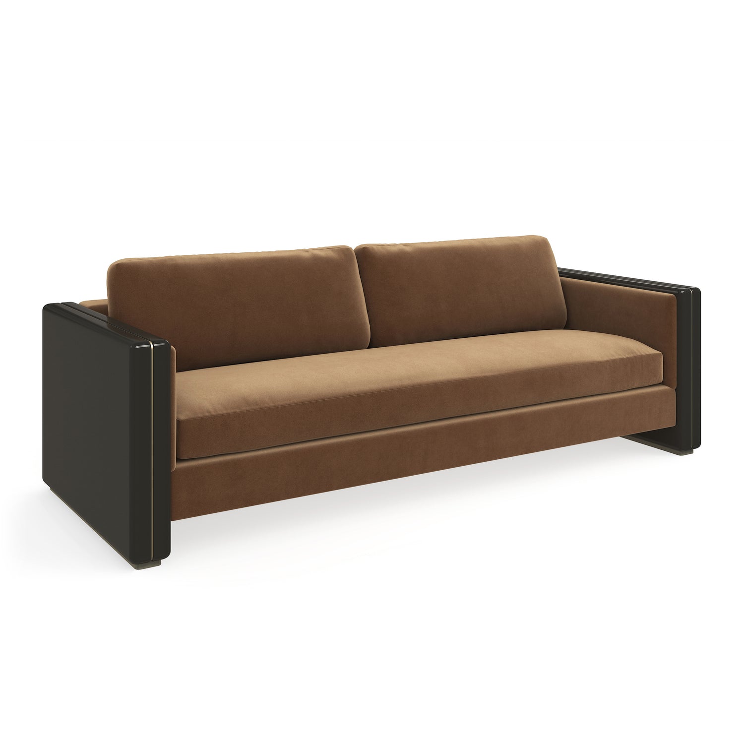 Caracole Upholstery Gelee Sofa - Chocolate SM Sale
