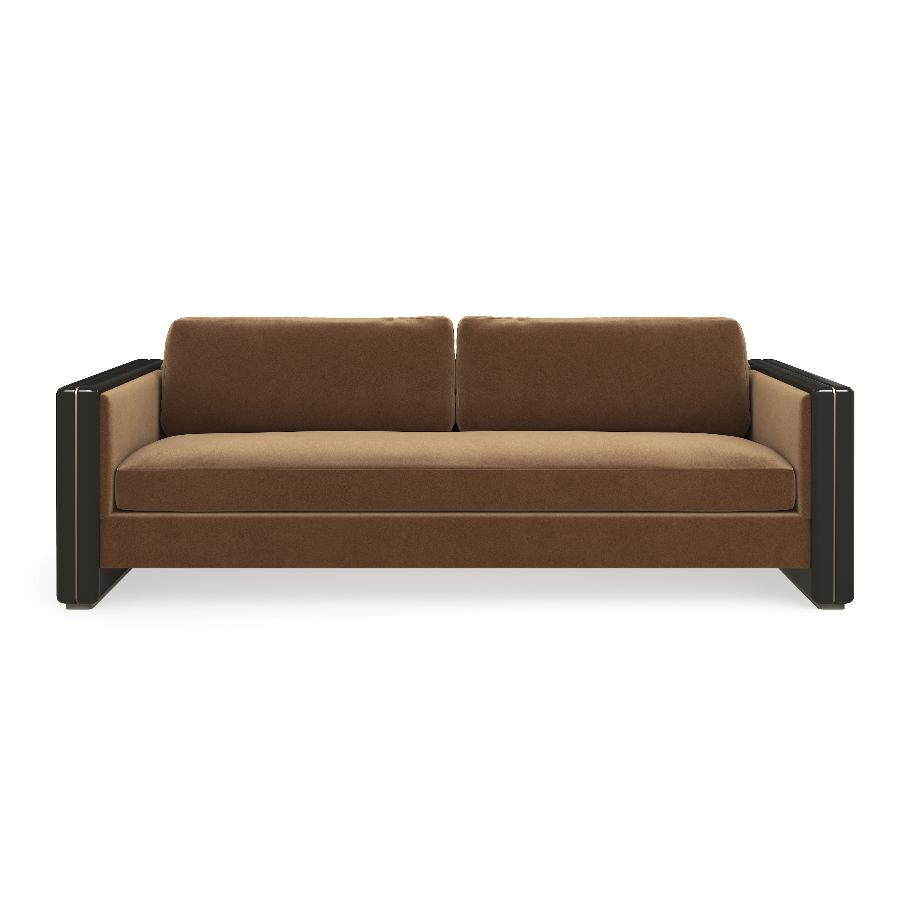 Caracole Upholstery Gelee Sofa - Chocolate SM Sale