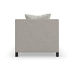 Caracole Upholstery Tuxedo Armless Chair