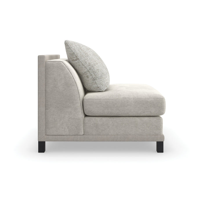 Caracole Upholstery Tuxedo Armless Chair