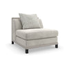 Caracole Upholstery Tuxedo Armless Chair