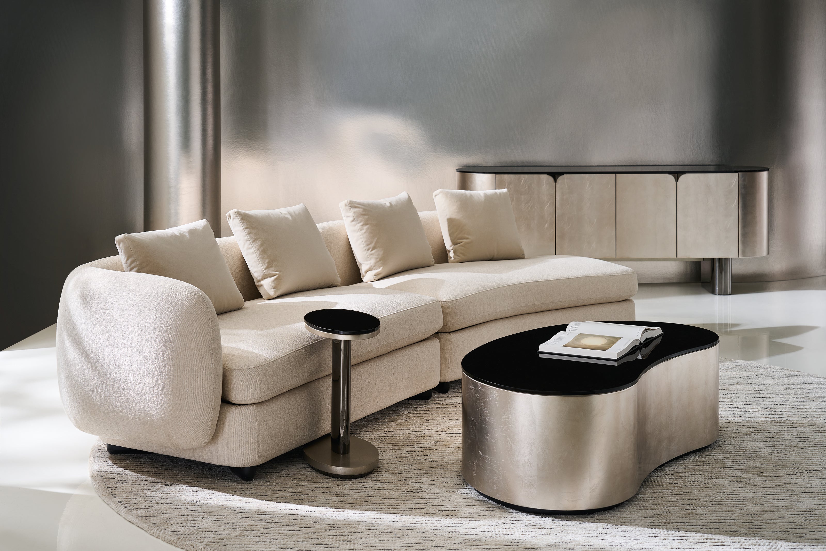 Caracole Upholstery Lumi Loveseat