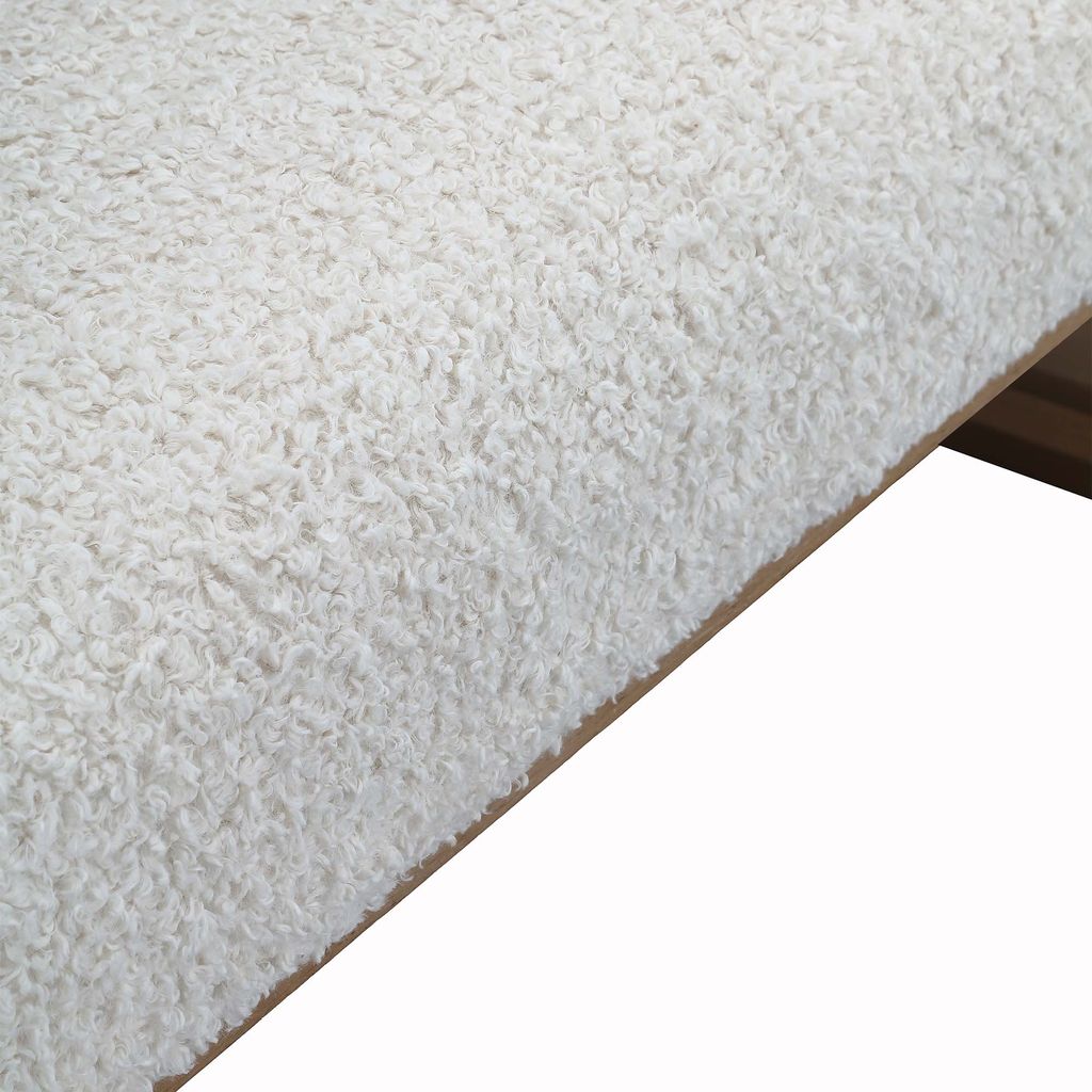 Michael Amini West Kensington Accent Bench - Sea Salt Caramel