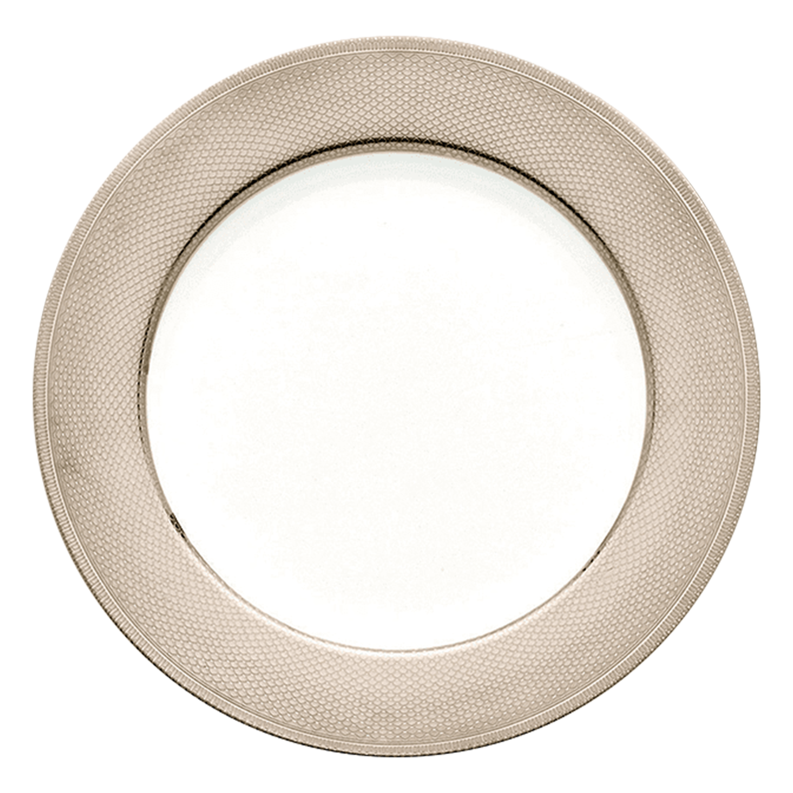 Christofle Guilloché Porcelain Underplate 30 Cm Gilded Porcelain Charger