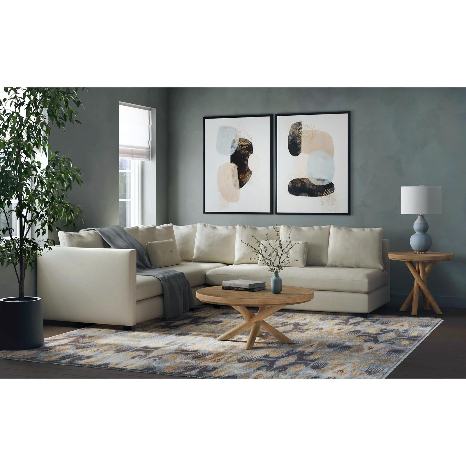 Bassett Mirror Athena Framed Canvas - Set of 2