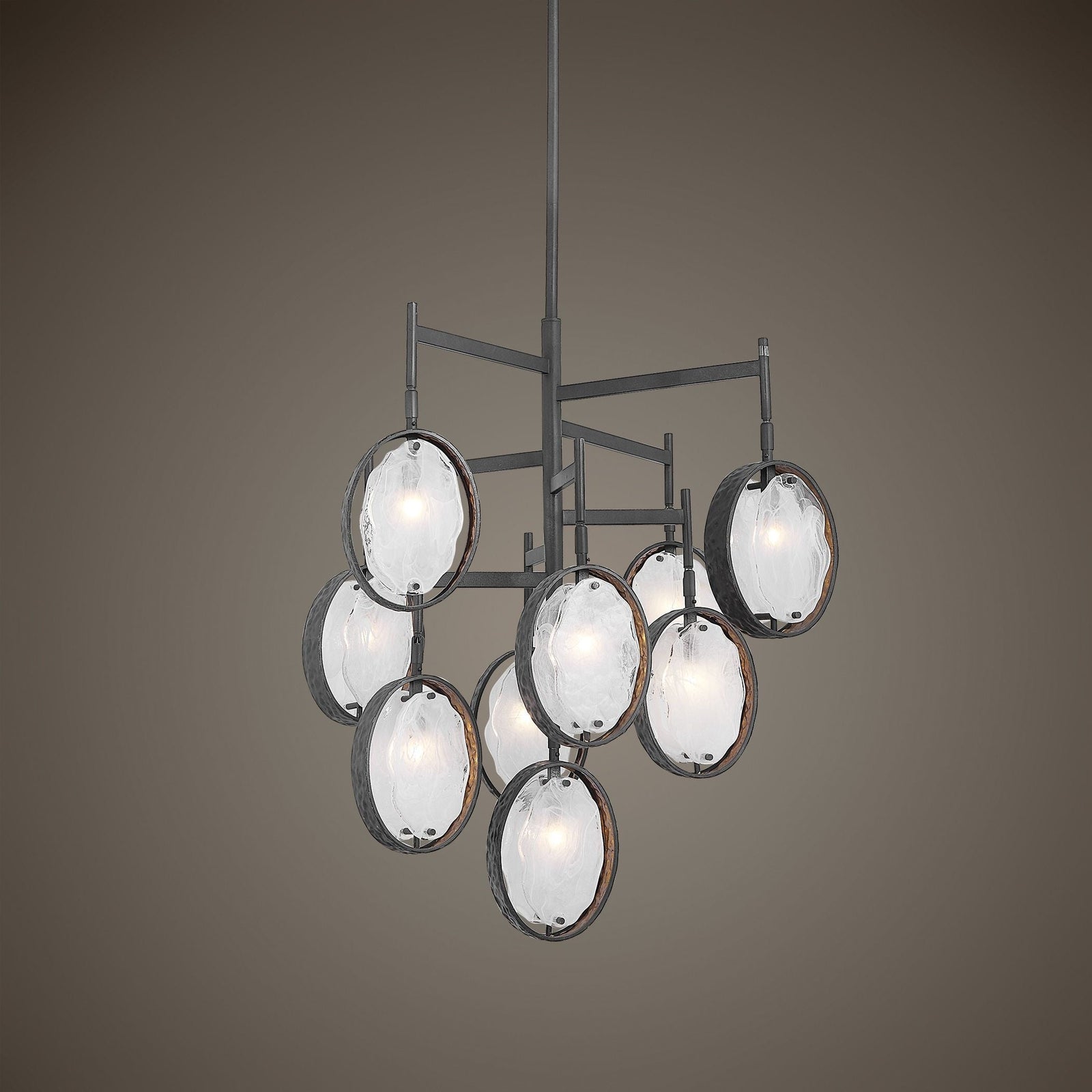 Uttermost Maxin Dark Bronze Chandelier