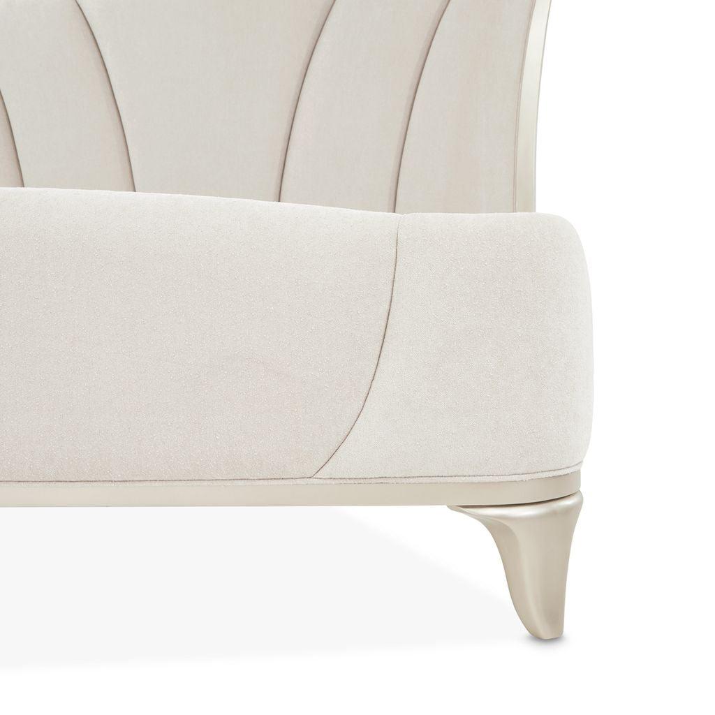 Michael Amini La Marisia Upholstered Bed - Tranquil/Champagne Gold